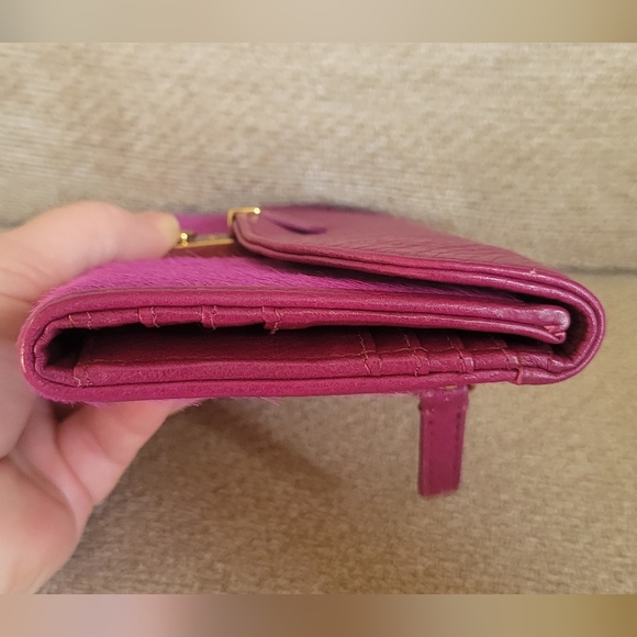 Tory Burch Pricilla Calf Hair Wallet - Picture 7 of 13